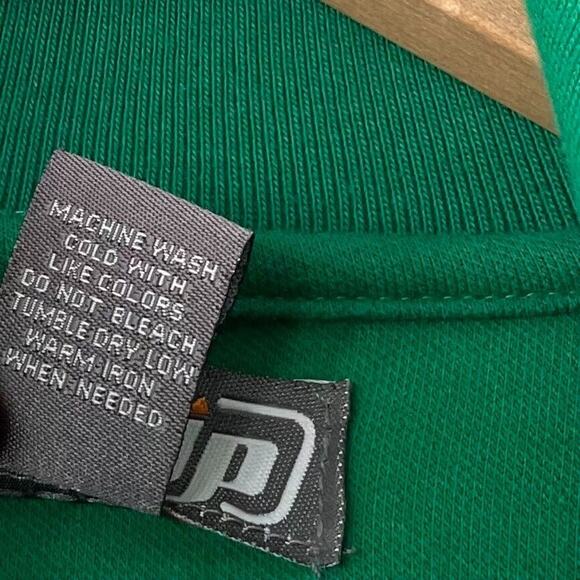 Rugby Track Jacket Size Medium Green Blokecore Preppy Y2K Streetwear Athleisure - Picture 7 of 7